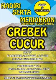 HADIRI DAN MERIAHKAN GREBEG CUCUR DESA GIRIPURWO