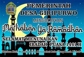 SELAMAT MENJALANKAN IBADAH PUASA RAMADHAN 1441 H / 2020