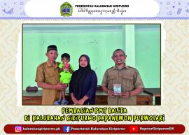 PEMBERIAN PMT UNTUK BALITA DI KALURAHAN GIRIPURWO